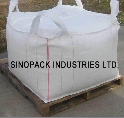 কেনা চারটি লুপ 1000KGS বড় ব্যাগ FIBC, মাটির খনিজ নির্মাণ এক টন বাল্ক ব্যাগ online manufacture