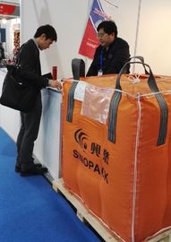 Anti - Static Sand Cement Bulk PP Woven Big Bag 4 Cross Corner Loop
