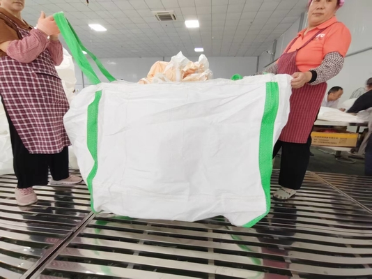 খাদ্য গ্রেড এফআইবিসি ১০০০ কেজি এসডব্লিউএল ৩৬x৩৬ ইঞ্চি বটম সাইজ সহ